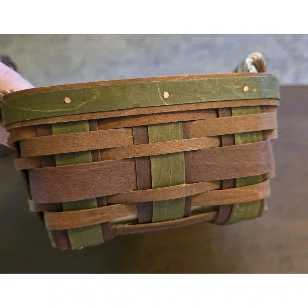Longaberger 2008 Harvest Weave Bread Basket Combo Autumn Path  FALL